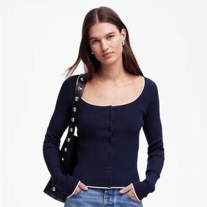 Madewell Scoopneck Cardigan